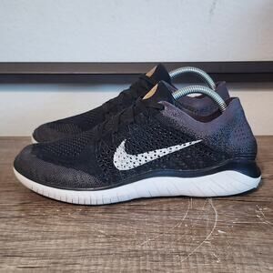 Nike Free RN Flyknit 2018 (942839-005) Women's Running Shoes Size 10.5 Black